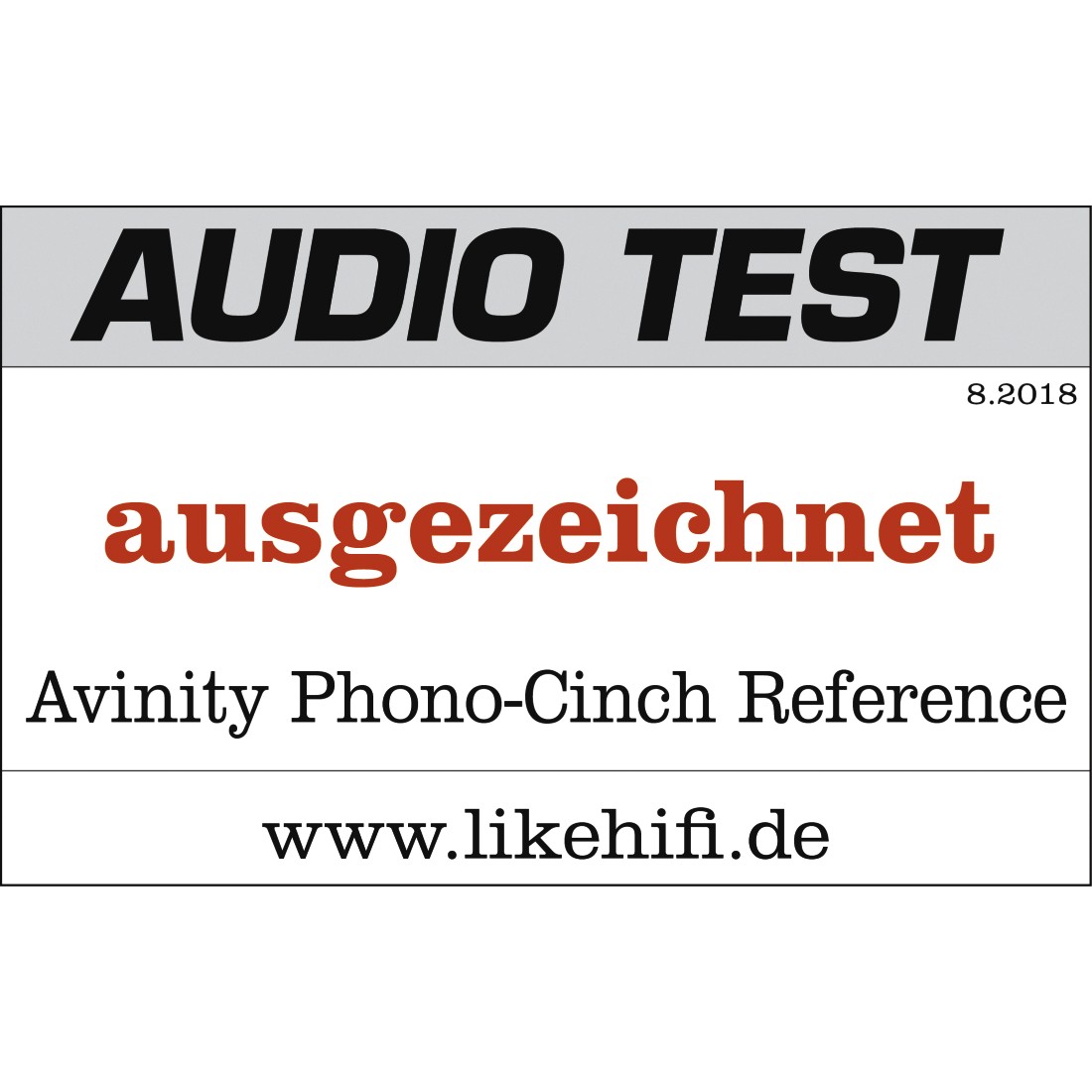 tex3 Druckfähiges Testurteil 3 - Avinity, Câble audio, 2 f. RCA mâl. - 2 f. RCA mâl., dist., text., doré, 5,73 m