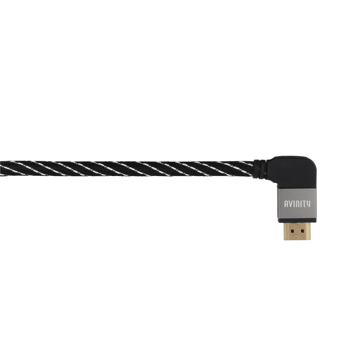 abx Druckfähige Abbildung - Avinity, High Speed HDMI™-Kabel, St. - St., 90°, Gewebe, vergoldet, Ethernet, 3,0 m