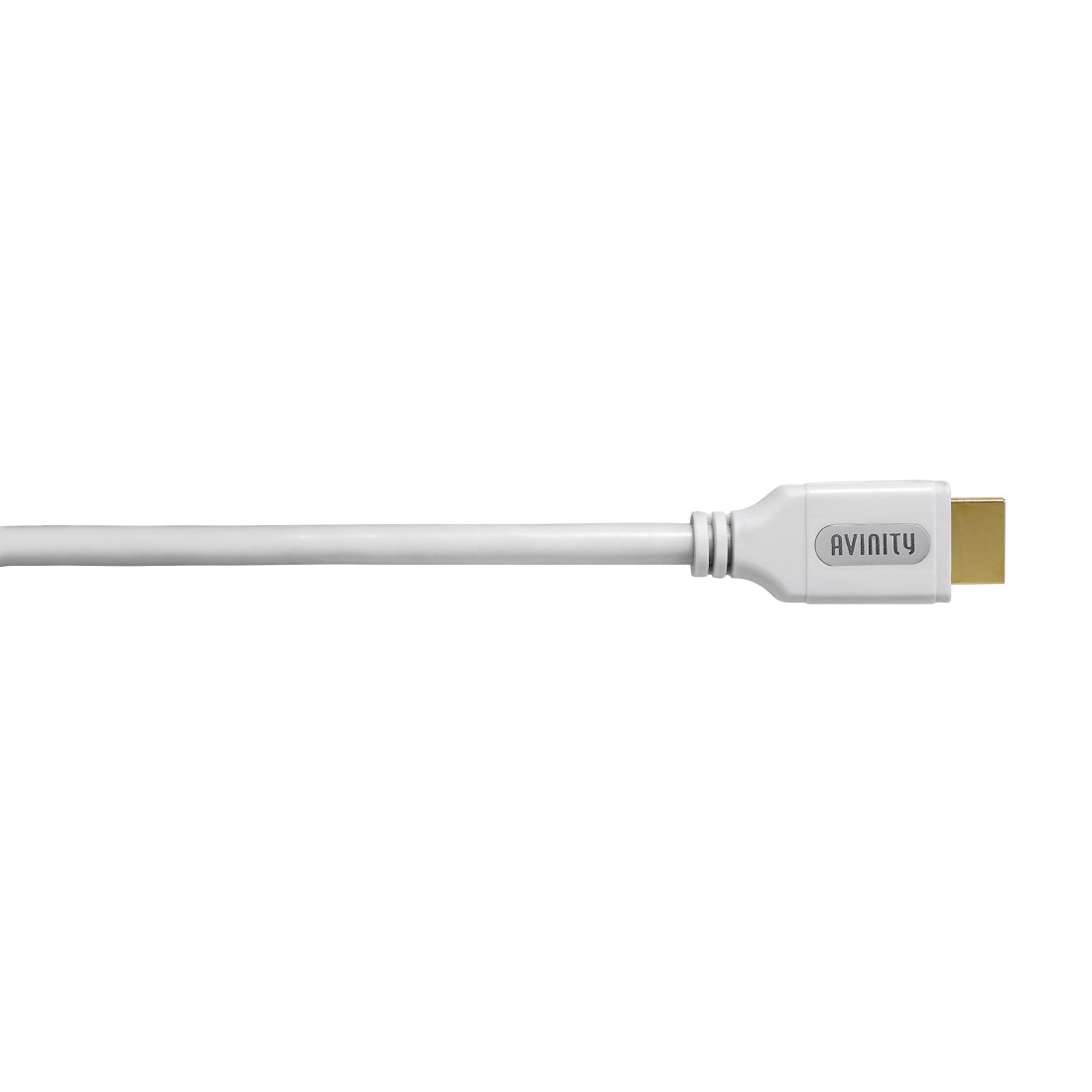 abx Druckfähige Abbildung - Avinity, High Speed HDMI™-Kabel, Stecker - Stecker, Weiß, vergoldet, Ethernet, 1,8 m